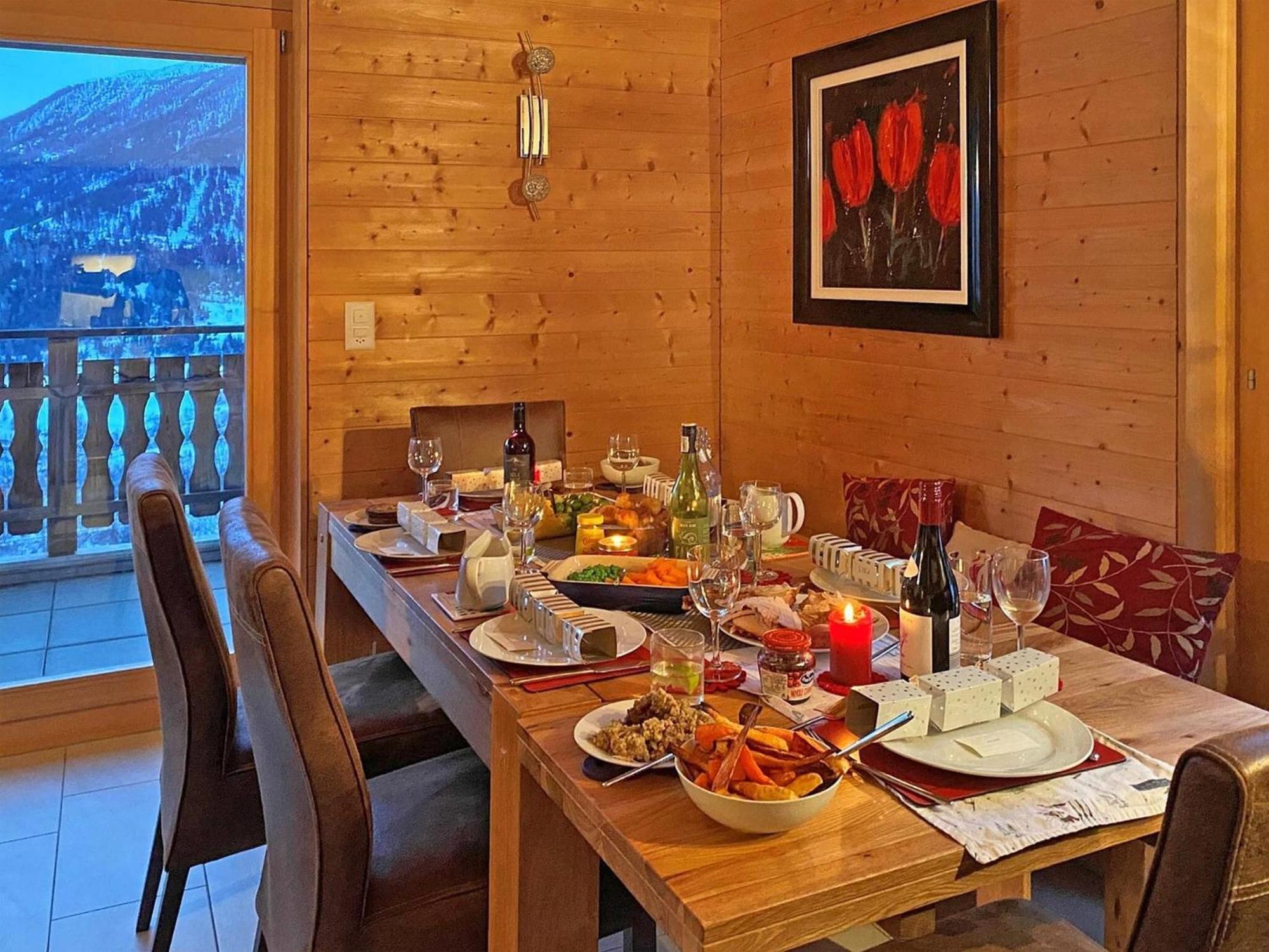 Mountain-View Chalet In Heremence With Terrace Экстерьер фото