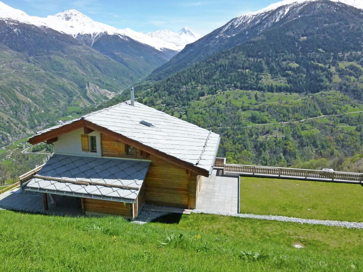 Mountain-View Chalet In Heremence With Terrace Экстерьер фото